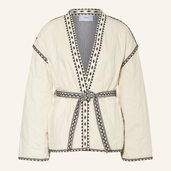 SUNCOO Quilted Cream Jacket NWT Sz S M L - Picture 2 of 5